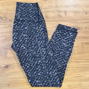 lululemon athletica Black Textured Leggings